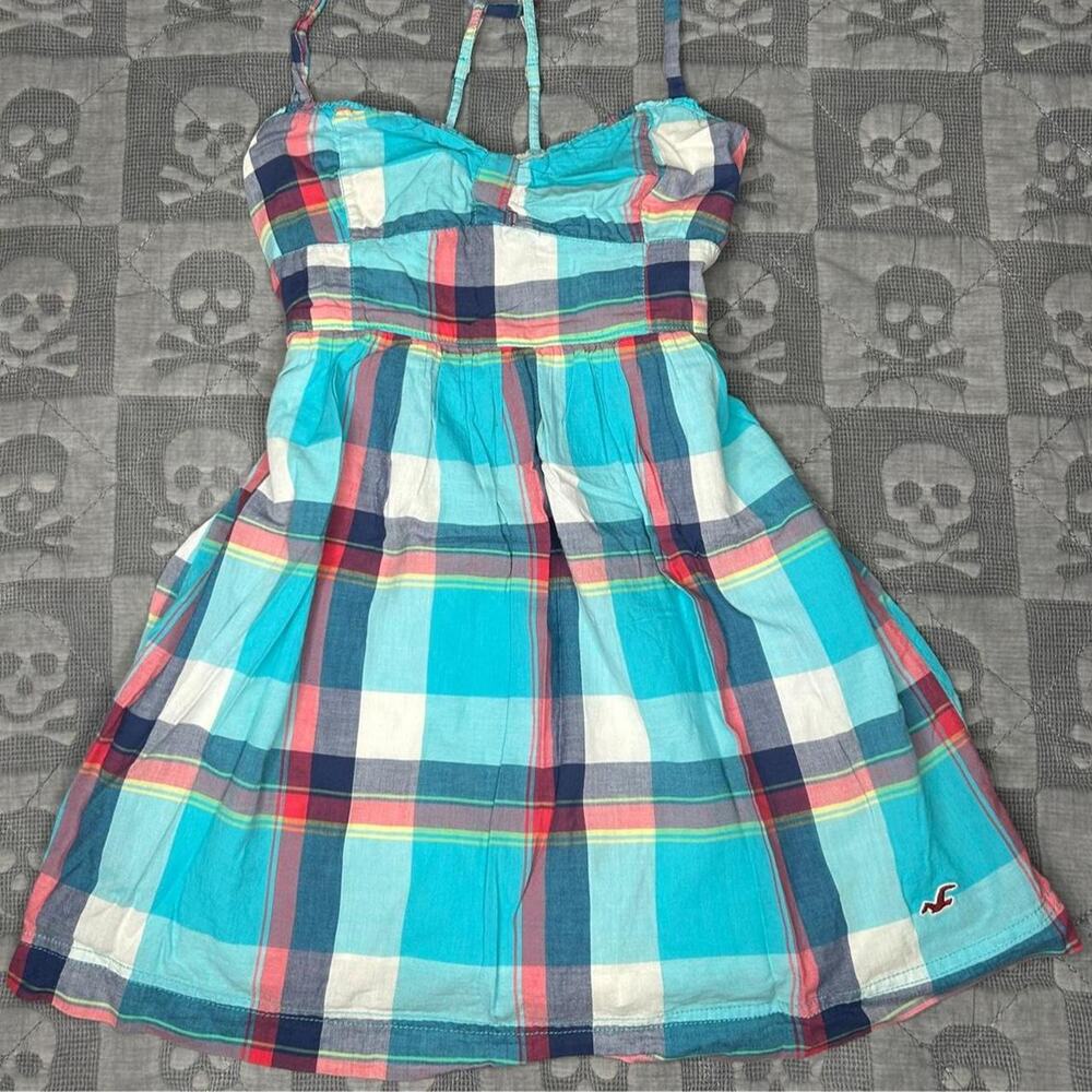 Y2k plaid hollister mini dress
